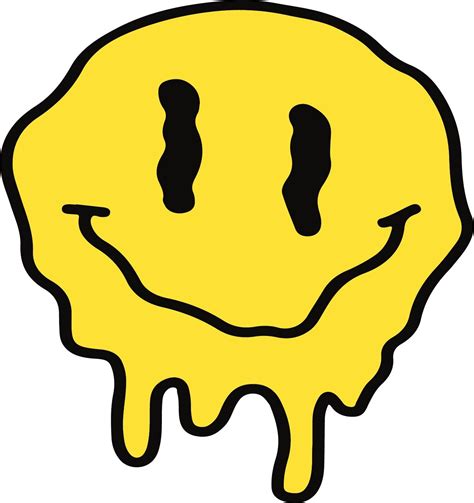 Melting Smiley Face Svg Smiley Face Clipart Happy Face Svg Dripping