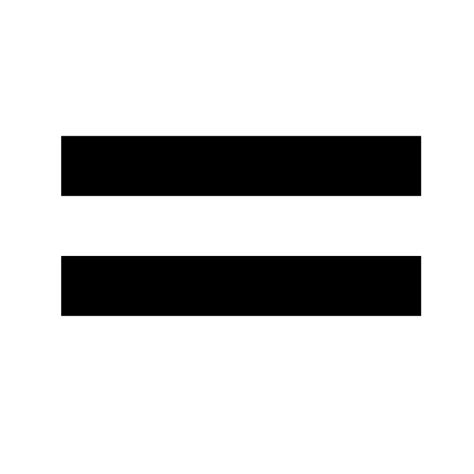 Equals Sign Equality Symbol Mathematics Mathematical Notation Symbol
