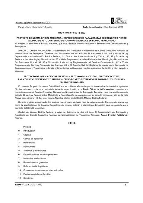 PDF Normas Oficiales Mexicanas SCT Legismex Mty Itesm Mx Normas Sct Sct P Pdf