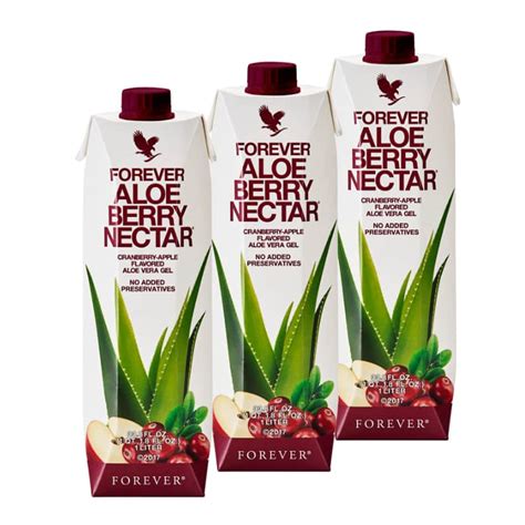 Forever aloe berry nectar™ contains all of the goodness found in our forever aloe vera gel™, plus the added benefits of cranberry and apple. Forever Aloe Berry Nectar TriPak | Forever Living Products