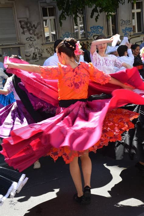 Girl Dancing Flamenco During The Carnival Editorial Stock Image Image