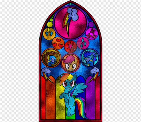 Rainbow Dash Stained Glass Twilight Sparkle Window Pony Window Glass
