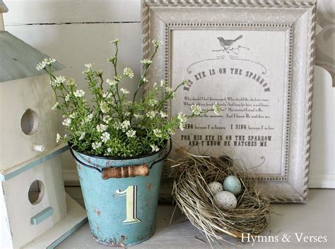 Refreshing My Spring Decor Hymns And Verses Spring Decor Spring