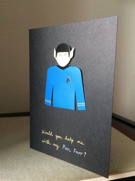 Star Trek Valentines Card Star Trek Greetings Card Etsy Star Trek