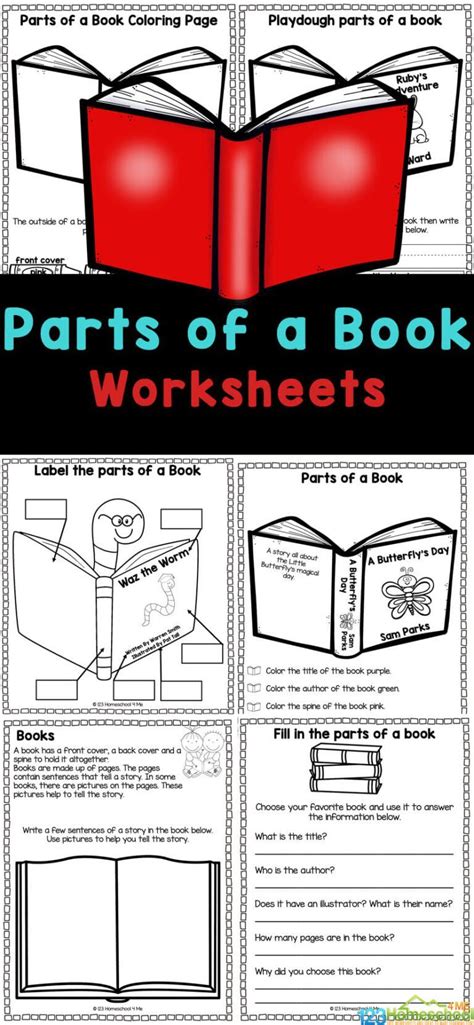 Young Kids Will Love Learning About The Parts Of A Book With These Fun