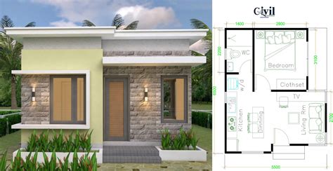 1780 Sq Ft 3 Bedroom Flat Roof House Plan Flat Roof H