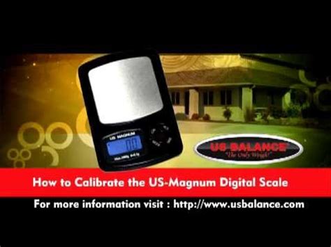 But how does calibrating an electric scale work? How to Calibrate the US-MAGNUM-1000XR Digital scale - YouTube