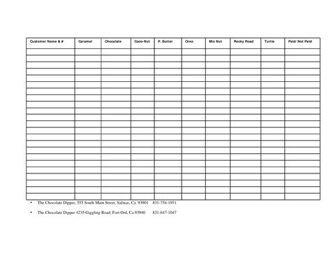 Free Excel Donation Spreadsheet Template