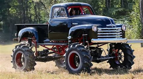 Classic 1950 Chevy Pickup Transformed Into A 1300 Hp Off Road Mud