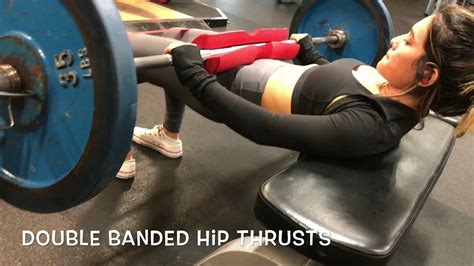 Double Banded Hip Thrusts Youtube