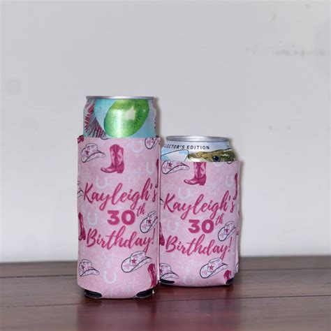 Nashville Birthday Koozie Etsy