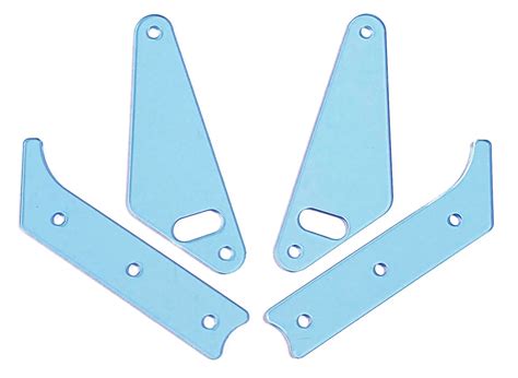 Pbl 300 0080 00 Fluorescent Blue Slingshot And Return Lane Protector Set