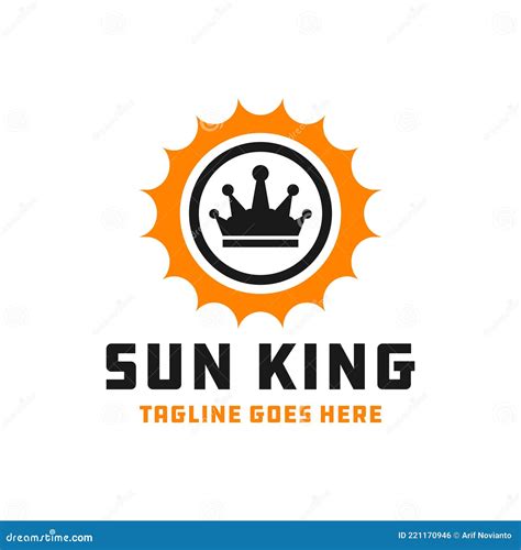 Sun King Illustration Logo Stock Vector Illustration Of Logo 221170946