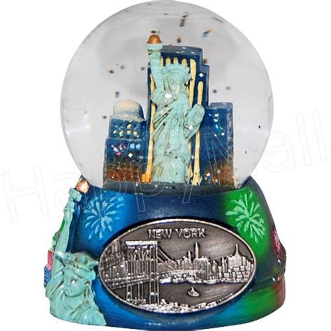 Nyc 3d Snow Globe New York City Statue Of Liberty Mini Snow Globe 2