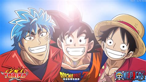 Luffy has joined the fight against the evil gods and transforms into a gear 5, devil awakening. Goku vs Luffy vs Toriko by GarunioX on DeviantArt