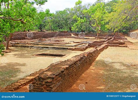 Sigiriya Water Garden Sri Lanka Unesco World Heritage Stock Image