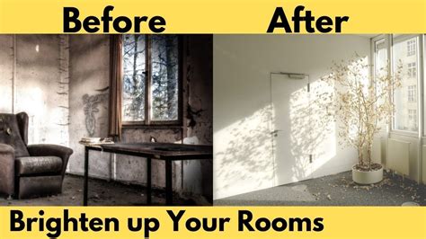 7 Tricks To Brighten Up A Dark Room Home Improvement Tips Dark