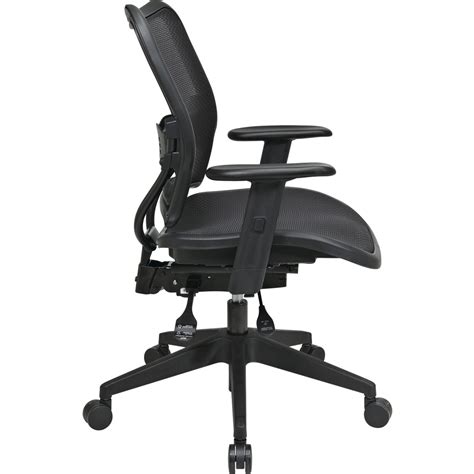 Office Star Deluxe Air Grid Seatback Chair Black 20 Seat Width X