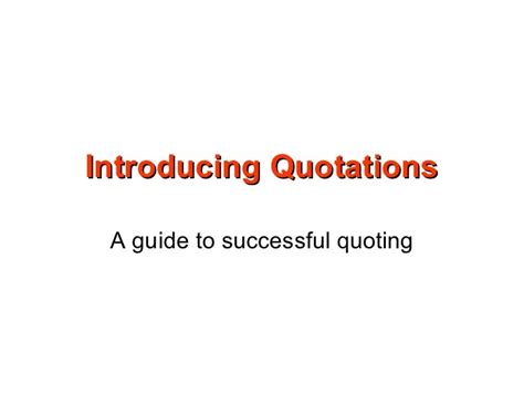How To Introduce Quotes Introducing Quotations Writing Center