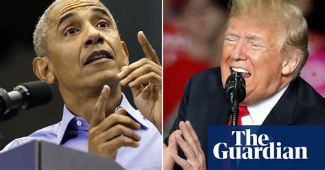 Obama V Trump Contrasting Pitches As Midterms Loom Video Us News