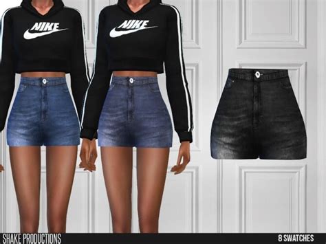 521 Denim Shorts By Shakeproductions At Tsr Sims 4 Updates