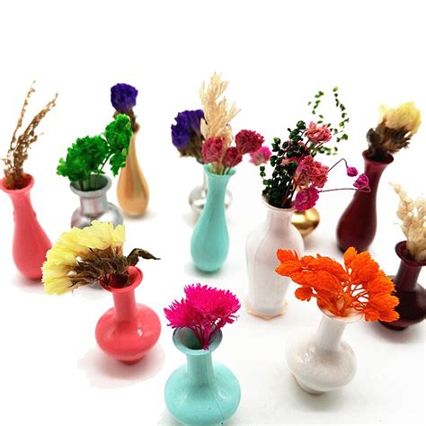 3pc Mini Flower Vase Set Miniatura Bonsai Garden Home Decoration