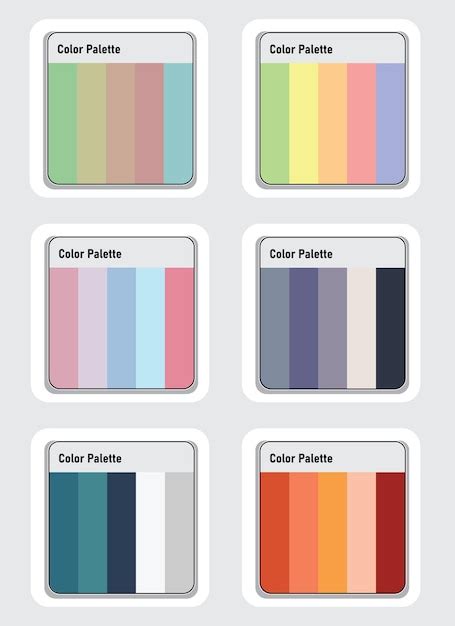 Premium Vector Color Palette Vector Art