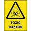 Caution Toxic Hazard  Uniform Safety Signs