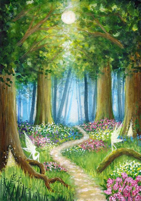 Fairyland Painting By Linzi Sayles Fine Art America