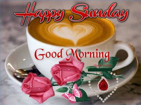 May your sunday be full of sun and laughter. 82. Happy Sunday Good Morning Coffee Heart Quote Pictures ...