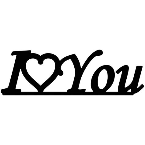I Love You With Heart 6 Free Dxf File Cut Ready For Cnc