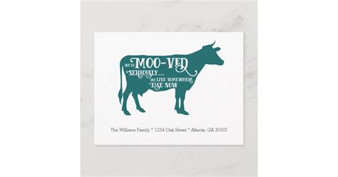 You can even get an expert to chime in on . We've Moo-ved | Funny Cow Moving Announcement | Zazzle.com