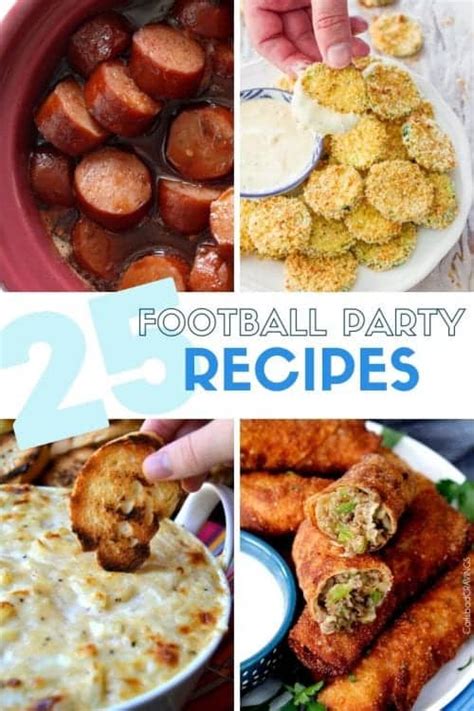 25 Football Party Recipes The Crafty Blog Stalker