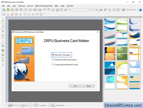 Create a business card with a unique look today. Design Business Cards software screenshots for how to ...