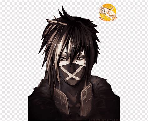 Male Anime Character Wearing Black Mask Myanimelist Demon Drawing Male