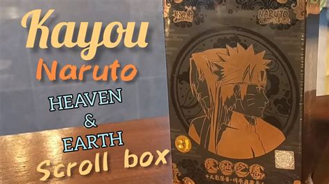 Kayou Naruto Heaven And Earth Scroll Premium Box 100 Subs Box Break