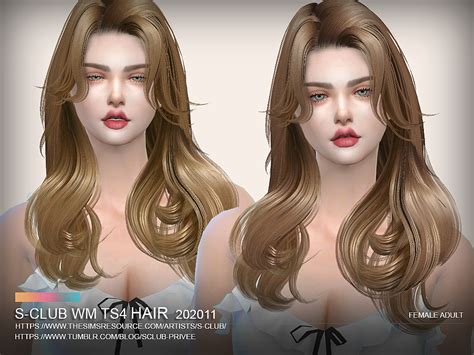 Hair 202011 By S Club From Tsr Sims 4 Downloads
