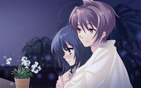 Cute Anime Love Wallpapers Wallpaper Cave