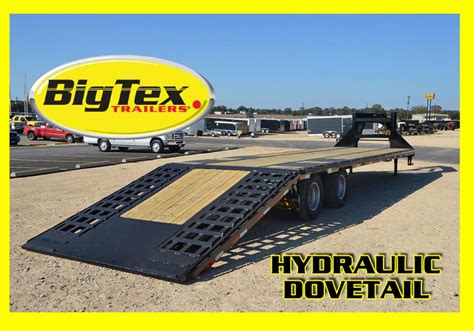 Trailer World Big Tex Hydraulic Dovetail Goosenecks 26ft 9ft