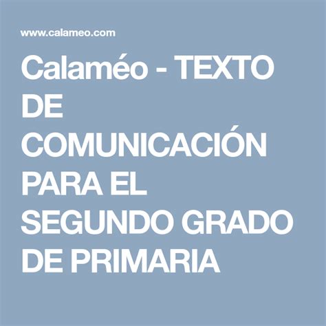 Calaméo Texto De ComunicaciÓn Para El Segundo Grado De Primaria Books