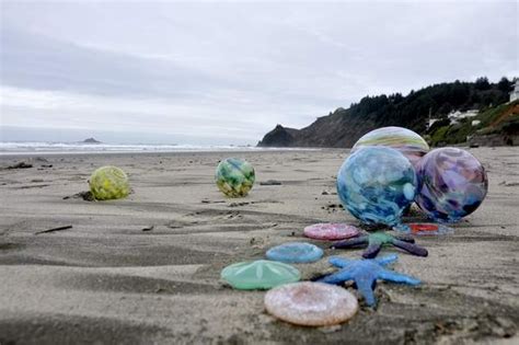 Beautiful Glass Floats Are Being Dropped On The Coast For Earth Day
