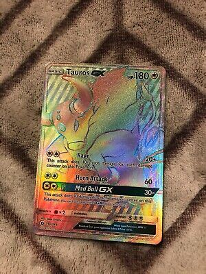Fast & free shipping on many items! Tauros GX Pokémon card RARE *mint condition card. | eBay