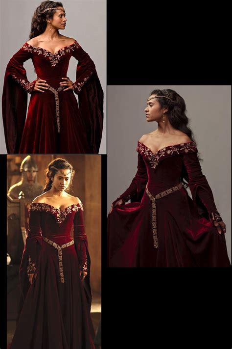 Red Medieval Dress Medieval Fashion Medieval Dress Aesthetic Simple Medieval Dress Medieval
