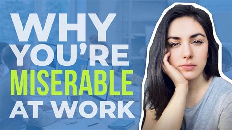 Why Youre Miserable At Work And What To Do About It Shadé Zahrai Youtube