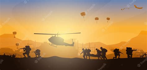 Premium Vector Moving Injured Person Military Illustration Army