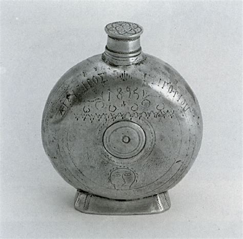 Pewter flask | Italian Handmade Highest Quality Pewter | Pewter