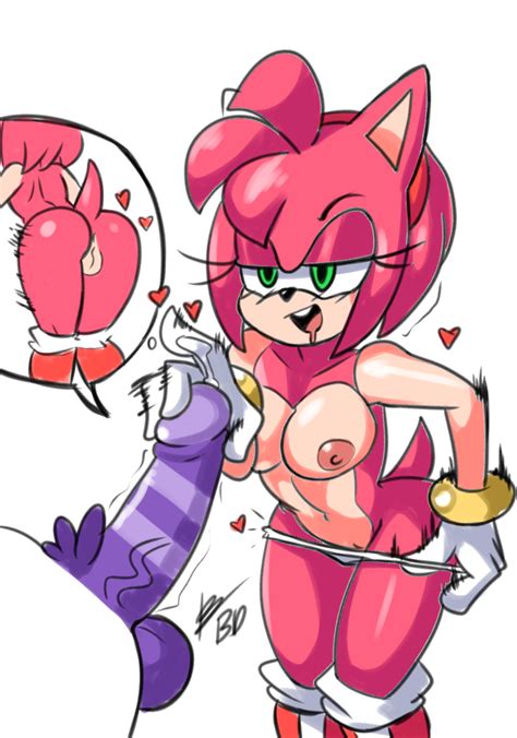 Rule Amy Rose Big The Cat Bigdeadalive Breasts Drooling Female Hedgehog Male Mammal Penis