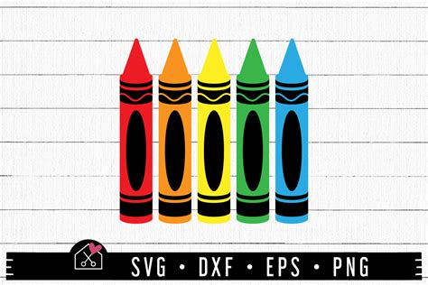Free Crayons Svg Craft House Svg