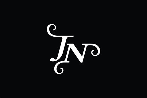 Monogram Jn Logo V2 Gráfico Por Greenlines Studios · Creative Fabrica
