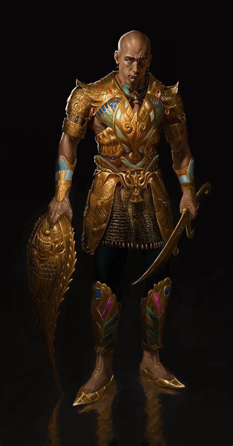 Pin By Unsu On Egypt Egyptian Warrior Concept Art